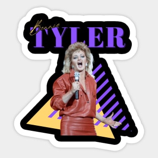 Bonnie tyler\\\80s style fan art design Sticker